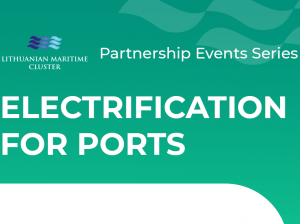 Jūrinis klasteris kviečia į renginį uostų elektrifikavimo tema